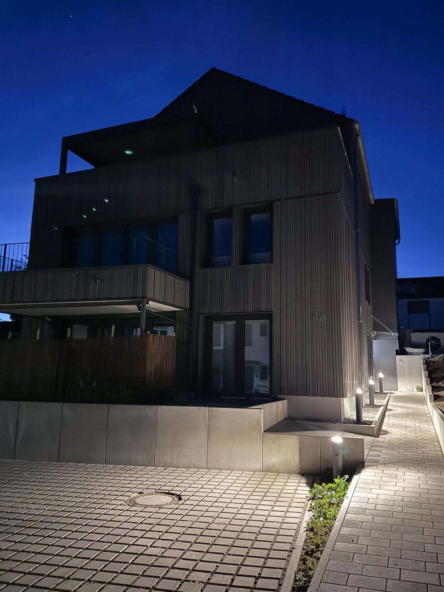 Gaestewohnung In Massivholzhaus Günzburg Buitenkant foto
